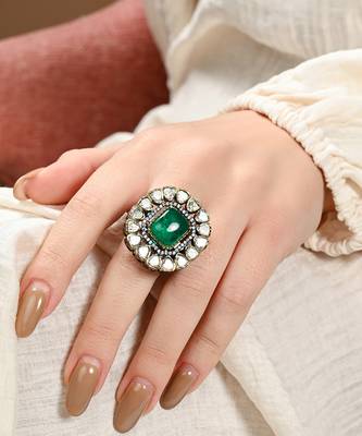 Angelic polki ring 1