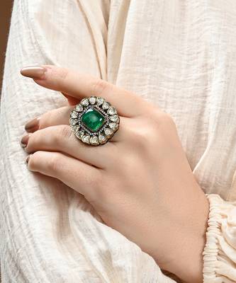 Angelic polki ring 2