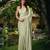 Trendmalls  Chocolate Silk Real Mirror Work Embroidery Saree For women
