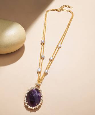 Effervescent amethyst necklace 1