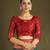 Green woven nithira cottonabstract design saree with unstitched blouse by sarha