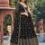 Trendmalls  Black Georgette Embroidery Lehenga Choli with Net Dupatta