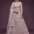 Dusky Orchid Thread Zari Badla And Glitter Dori Embroidered Net Lehenga Choli For Bridal