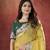 Indian Women Were Haldi Function  Yellow Soft  Silk Saree with Sequnce Embroidery Cut  Work  with Blouse