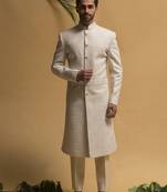 Cream Mens Jodhpuri Sherwani for Royal Weddings