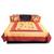 5 Piece Royal Maroon Fancy Silk Double Bed Spread Diwali Special Gift 324