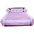 5 Piece Pink Embroidered Silk Double Bed Cover Diwali Gift 341