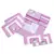 5 Piece Pink Embroidered Silk Double Bed Cover Diwali Gift 341