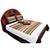 5 Piece Designer Silk Double Bed Cover Cushion Set Deepawali Special Gift 348