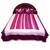 5 Piece Golden Brown Silk Double Bed Cover Set Deepawali Gift 359