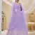 Lilac Engagement Lehenga Choli For Women