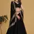 Black Zari Sequins Embroidered Georgette Designer Party Wear Lehenga Choli