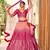 Provocative Pink Thread And Sequins Embroidered Chinon Lehenga Choli For Wedding