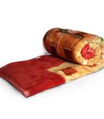 Exclusive Floral Designer Double Bed Mink Blanket Diwali Special Gift 219