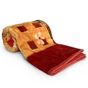 Exclusive Floral Designer Double Bed Mink Blanket Diwali Special Gift 219 2