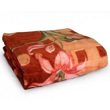 Exclusive Floral Designer Double Bed Mink Blanket Diwali Special Gift 219 3