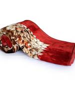 Designer Floral Print Double Bed Soft Mink Blanket Deepawali Gift 227