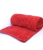 Stylish Floral Design Embossed Single Bed Blanket Diwali Gift 106