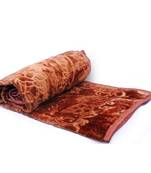 Delicate Furry Touch Embossed Single Bed Blanket Deepawali Special Gift 108