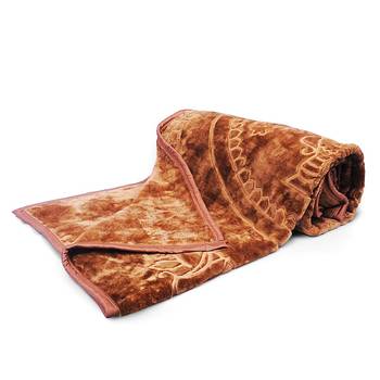 Delicate Furry Touch Embossed Single Bed Blanket Deepawali Special Gift 108 2