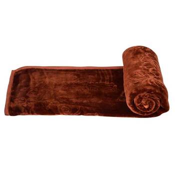 Durable Embossed Design Single Bed Mink Blanket Deepawali Special Gift 113 1