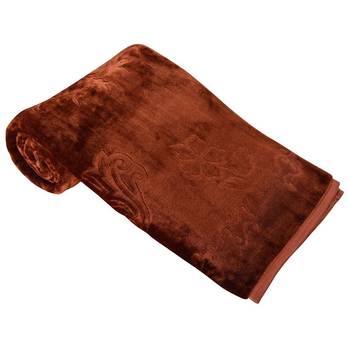 Durable Embossed Design Single Bed Mink Blanket Deepawali Special Gift 113 3