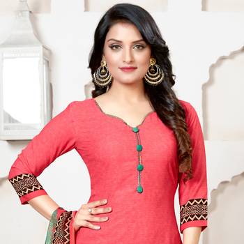 Rajnandini Peach printed crepe salwar 2