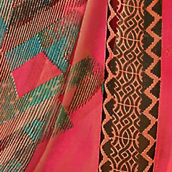 Rajnandini Peach printed crepe salwar 4