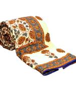 Jaipuri Style Golden Print Double Bed Ac Comforter Diwali Special Gift 301