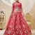 Pink Sequins Foil & Zari Embroidered Art Silk Lehenga Choli For Bride