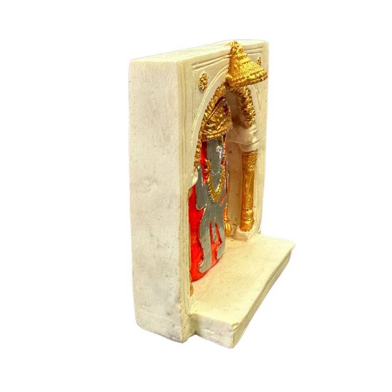 Balaji Maharaj Multicolor Idol In Marble For Car Dashboard Office Table And Home Temple