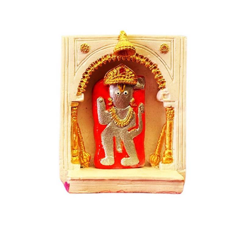 Balaji Maharaj Multicolor Idol In Marble For Car Dashboard Office Table And Home Temple