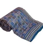 Jaipuri Golden Designer Cotton Double Razai Quilt Deepawali Gift 306