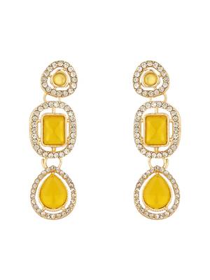 traditional kundan & stone choker necklace jewellery with earrings & maang tikka set 3
