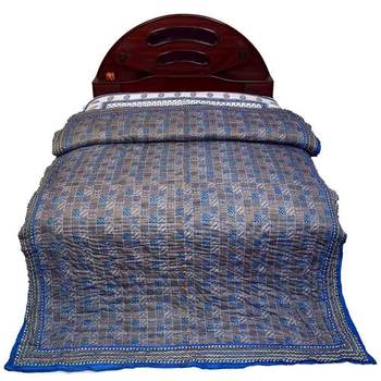 Jaipuri Golden Designer Cotton Double Razai Quilt Deepawali Gift 306 2