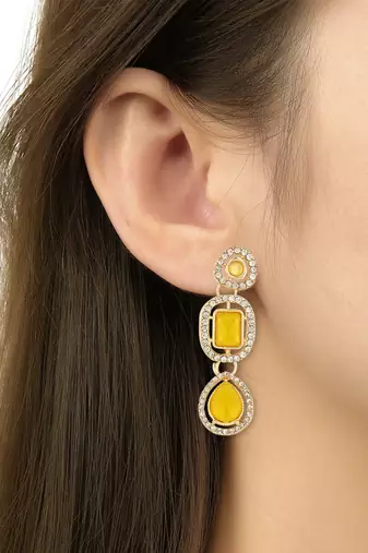 traditional kundan & stone choker necklace jewellery with earrings & maang tikka set