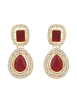 stylish traditional kundan stone necklace jewellery set 3