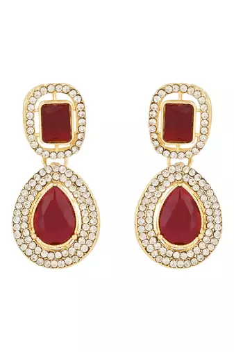 stylish traditional kundan stone necklace jewellery set