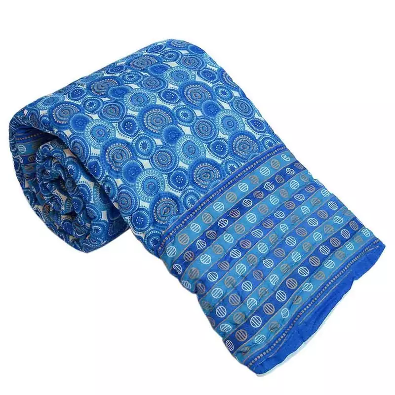 Hand Block Printed Cotton Double Bed Razai Quilt Diwali Gift 310