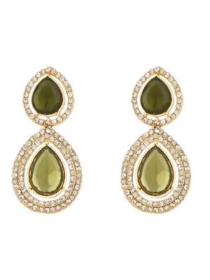 traditional kundan & stone studded choker necklace jewellery with earrings set 3