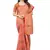 Pink Designer Cotton LInen Woven Saree With Blouse For Women