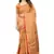 Peach Designer Cotton LInen Woven Saree With Blouse For Women