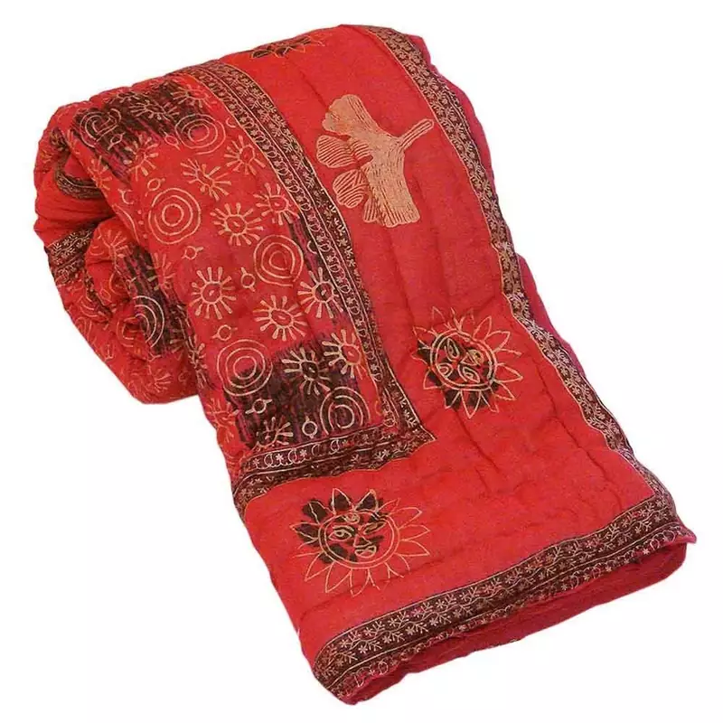 Jaipuri Print Stylish Coton Double Bed Razai Quilt Deepawali Special Gift 312