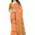 Orange Designer Cotton Chanderi Woven Saree With Blouse For Women