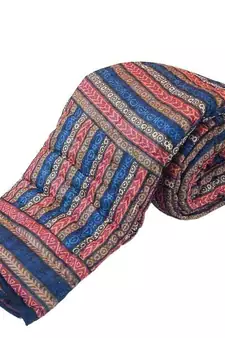 Attractive Handblock Print Cotton Double Bed Quilt Diwali Gift 318