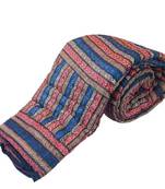 Attractive Handblock Print Cotton Double Bed Quilt Diwali Gift 318