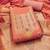 Peach Chanderi Banarasi silk zari woven design dress material