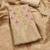 Cream Chanderi Banarasi silk zari woven design dress material