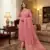 Pink Chanderi Banarasi silk zari woven design dress material