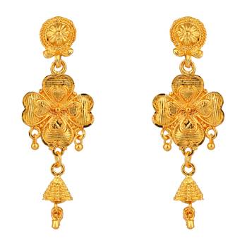 Piah fashion alloy gold plated deginer traditional necklace set for women & girls-8084 2